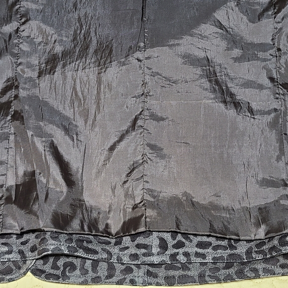 Rafael Leopard Button Down Coat size 14 - Picture 7 of 9